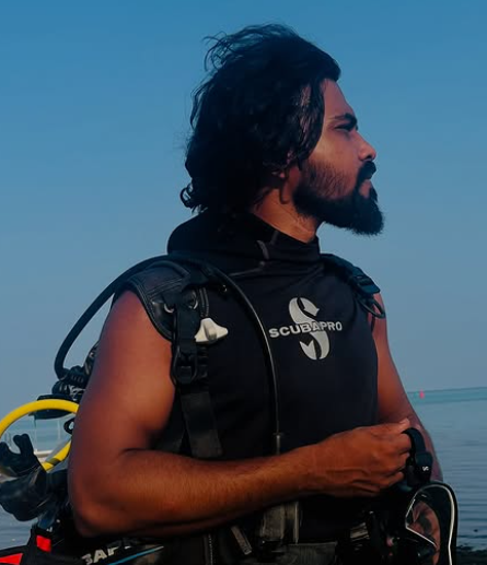 Pradeep Kumar Charles, PADI Scuba Instructor and BubbleTrail Co-Founder